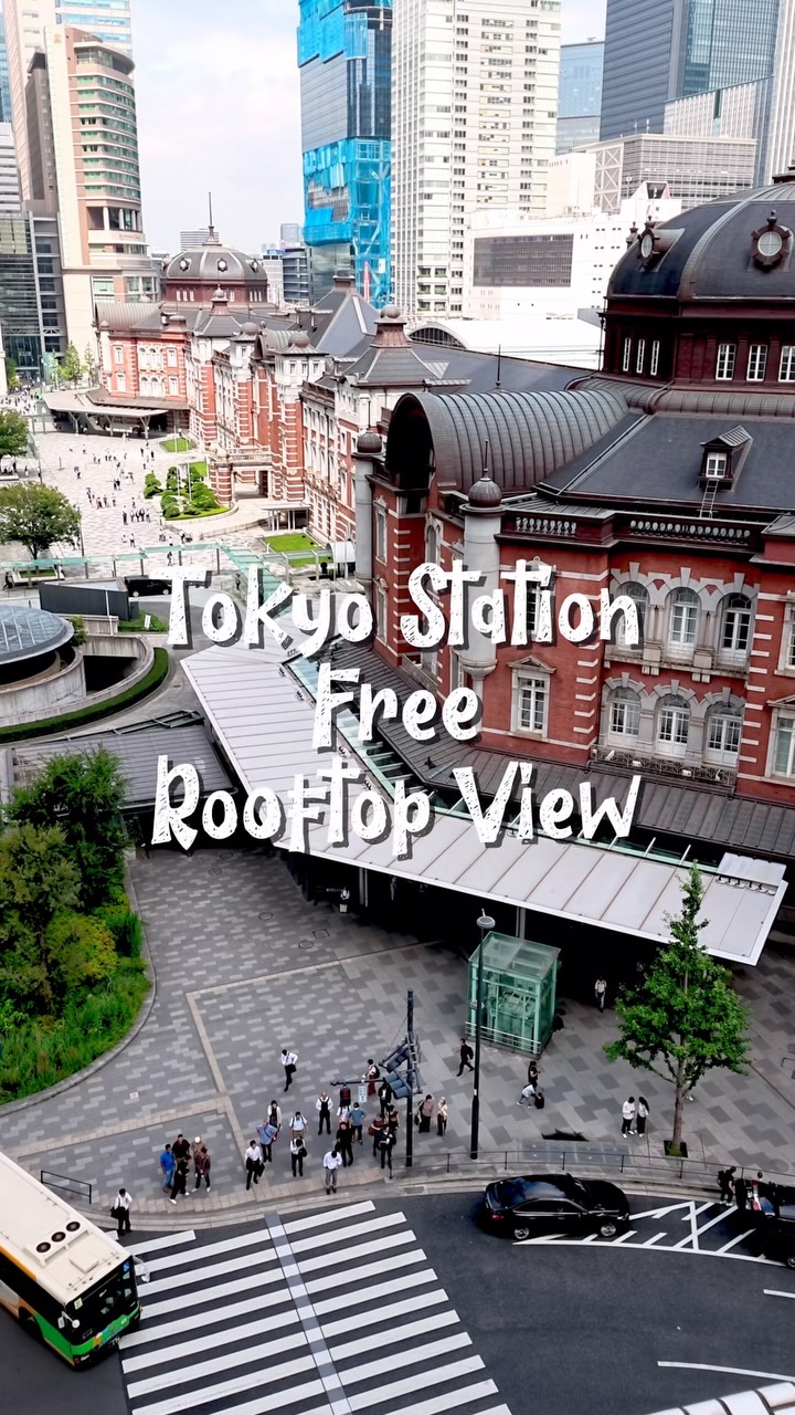 Free Rooftop Views Of Tokyo Station At KITTE