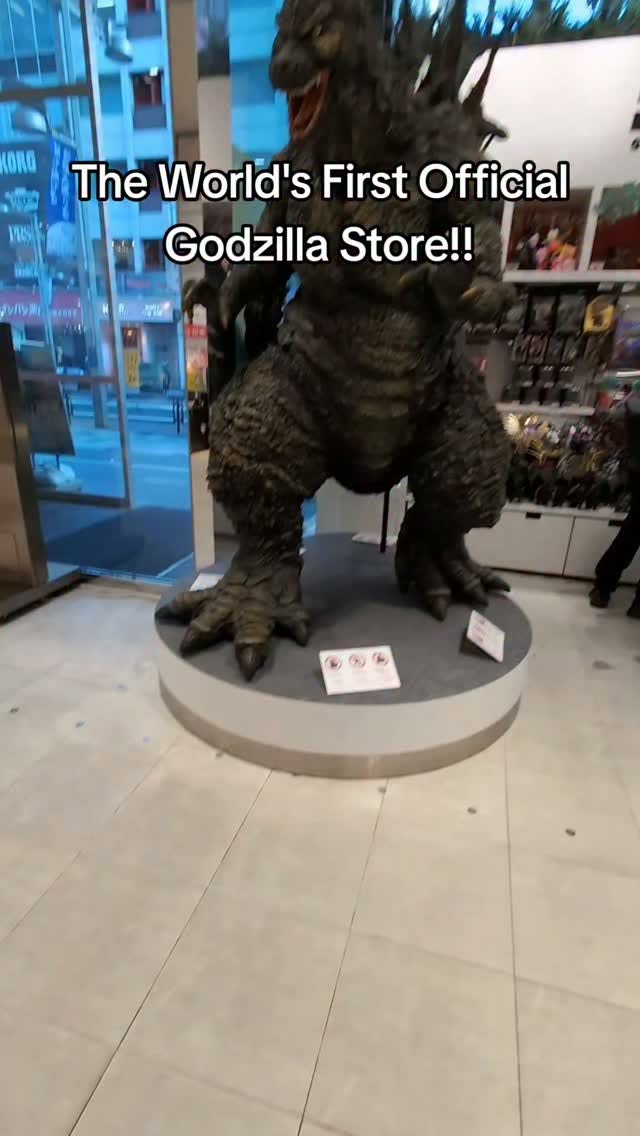 World's First Godzilla Store In Tokyo