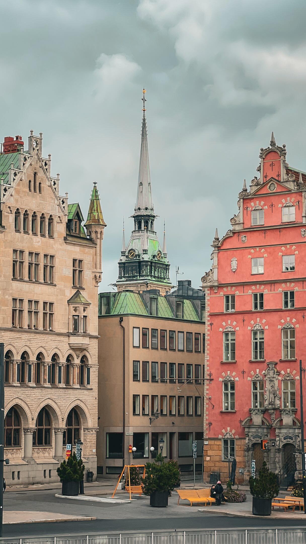 Stockholm Waterfront Views Near Gamla Stan