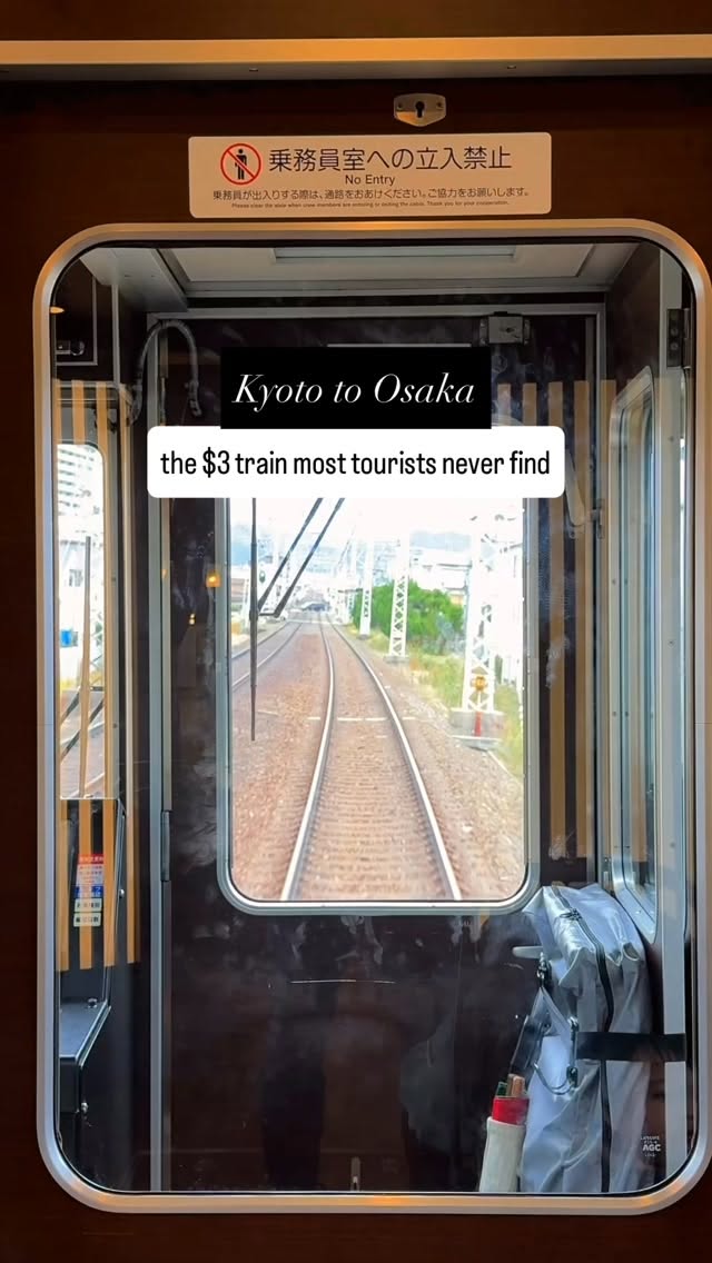 Kyoto To Osaka Luxury Train Experience
