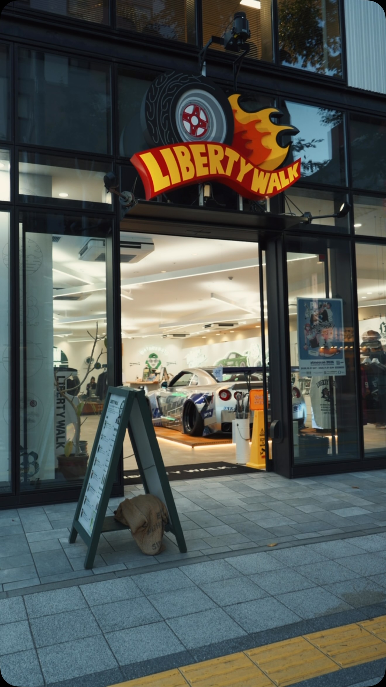 Liberty Walk Sapporo Offers Apparel, Cafe