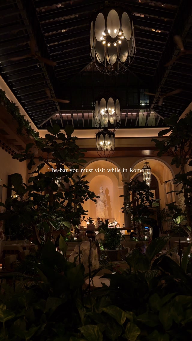 Elegant Roman Bar with Palazzo Manfredi Views
