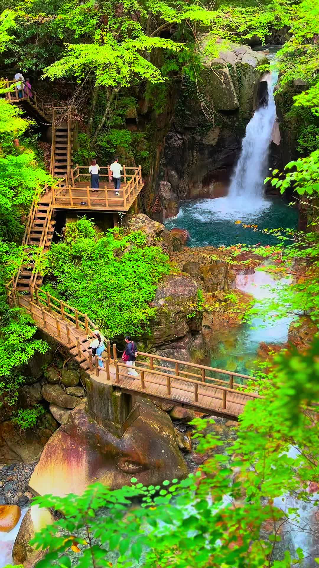 Scenic Waterfalls and Valleys in Japan