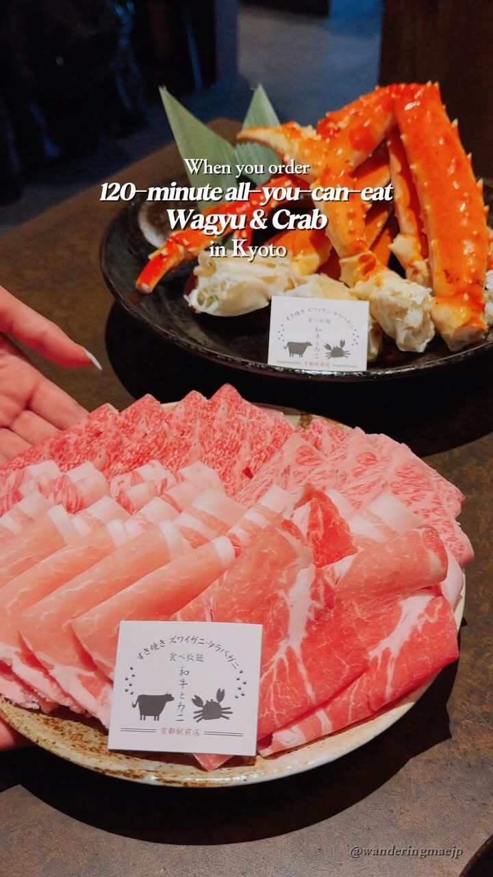Kyoto Station: Unlimited Wagyu and Crab Feast