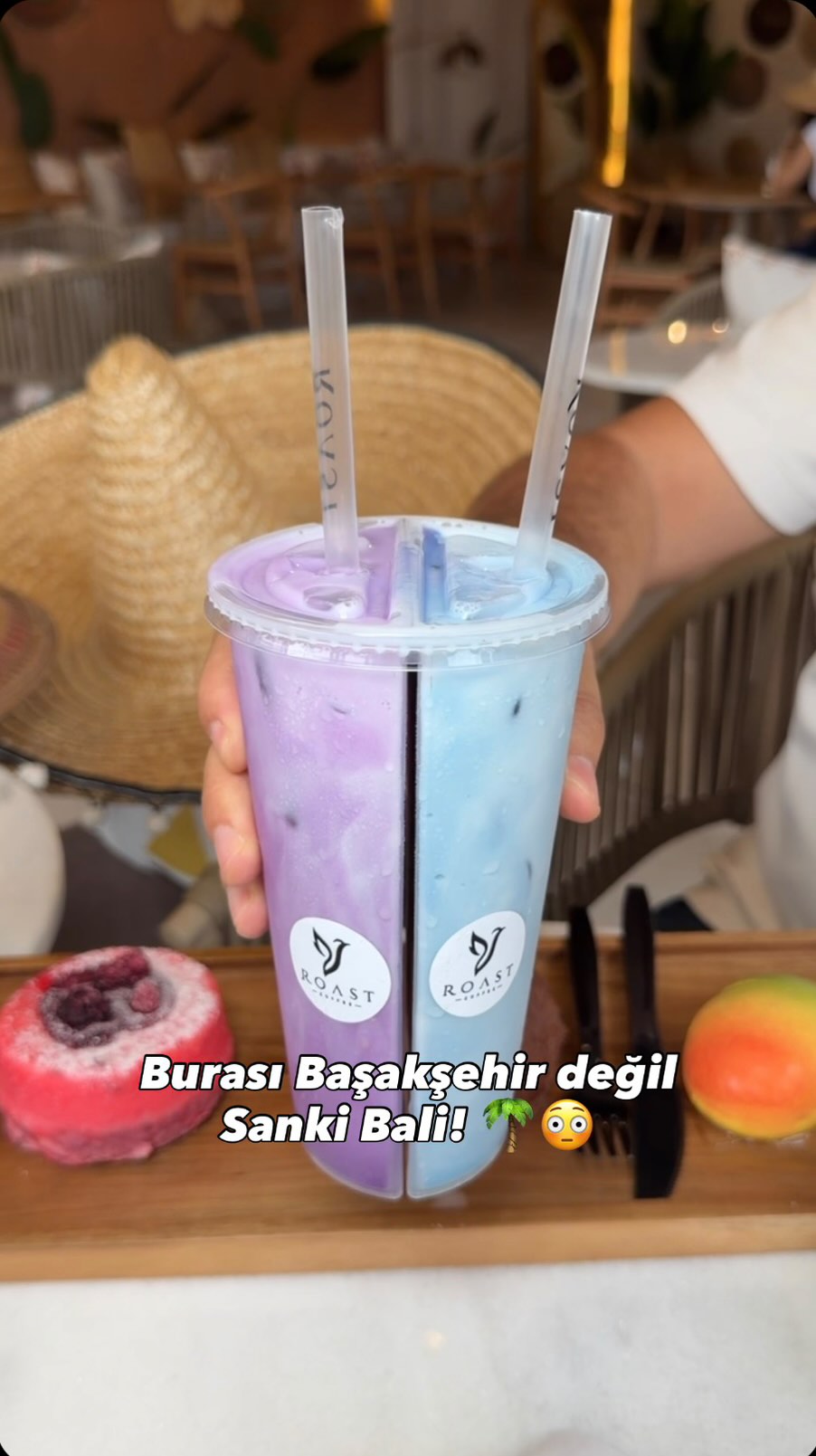 Bali-Themed Coffee Shop With Unique Drink Presentations