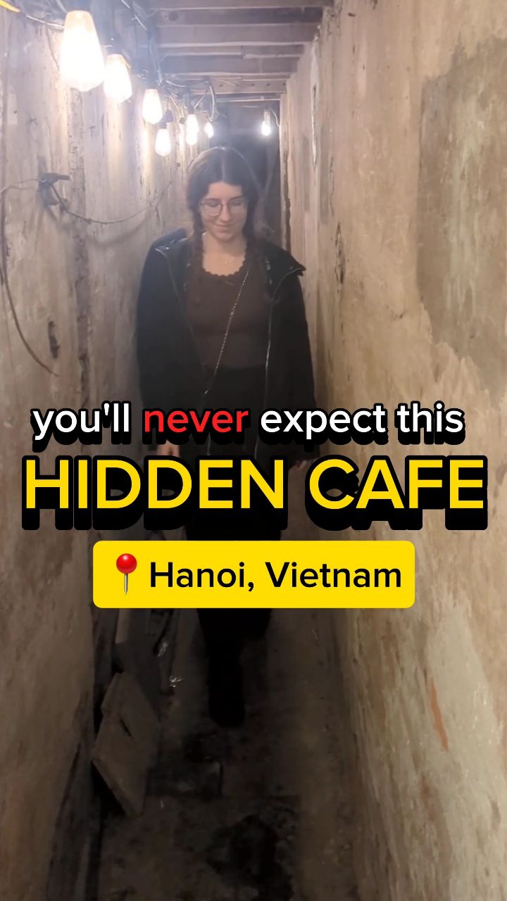 Hanoi's Hidden Cafe Overlooking Night Market