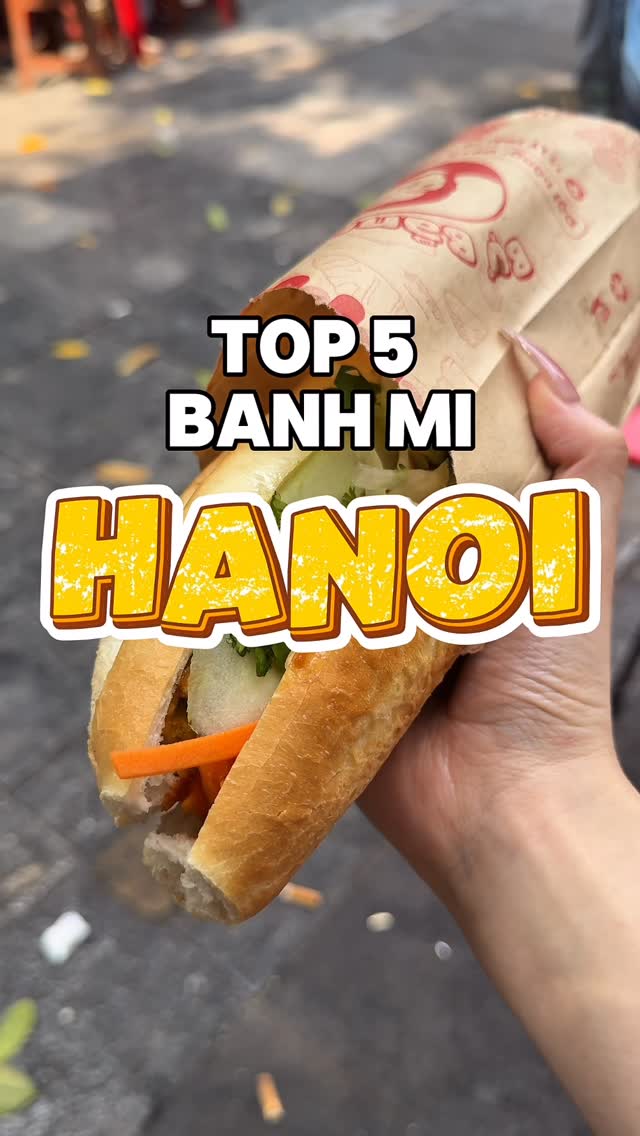 Top 5 Banh Mi Spots in Hanoi