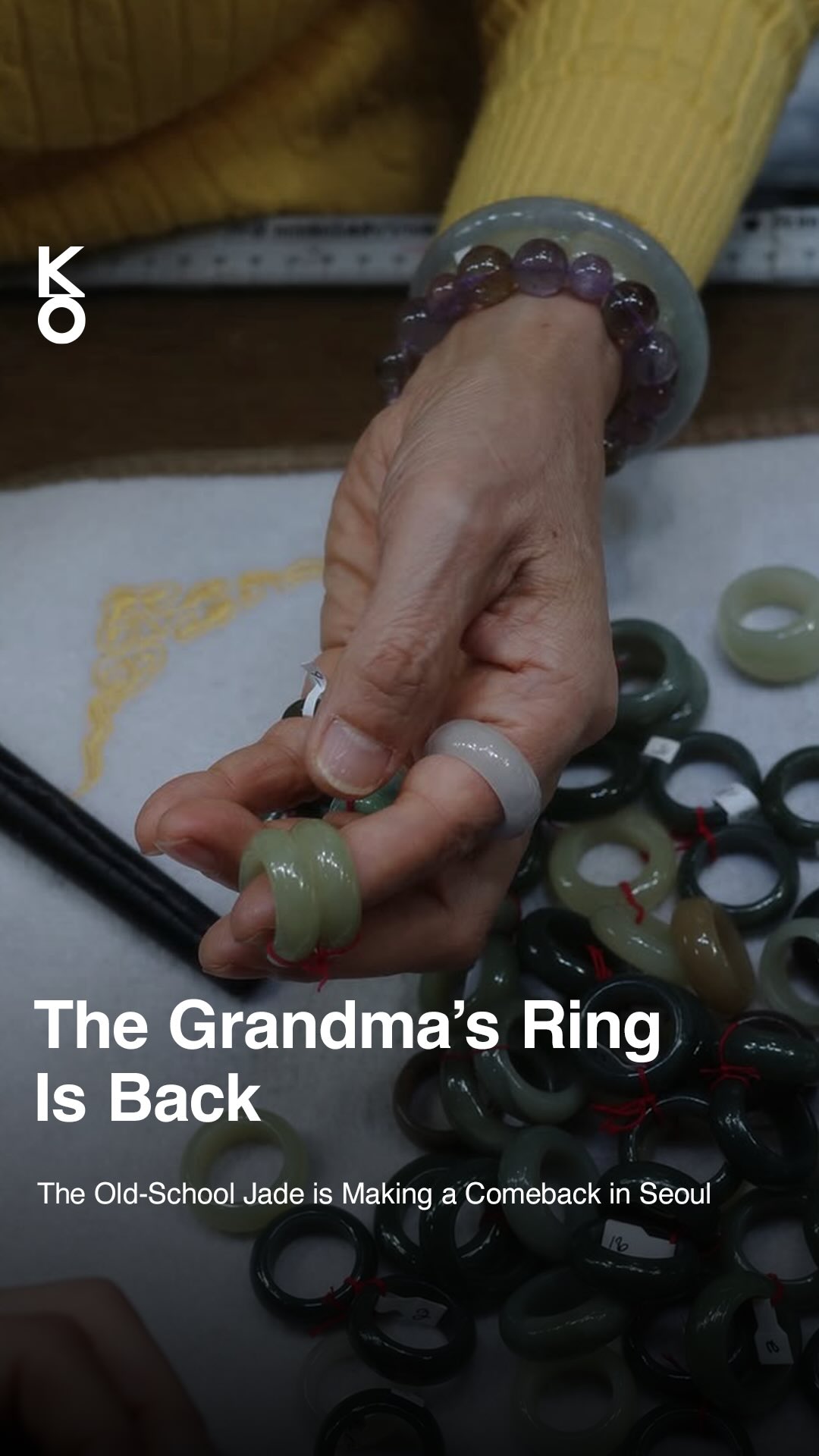 Seoul's Shops Showcase Trendy Jade Rings