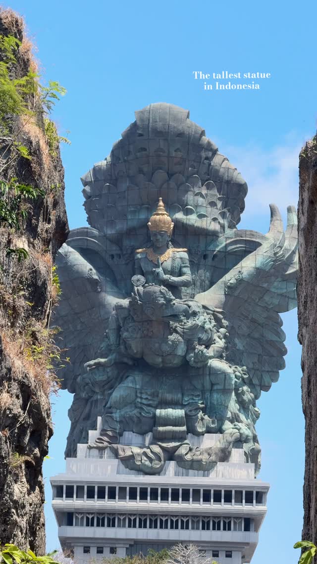Monumental Statue of Vishnu and Garuda in Bali