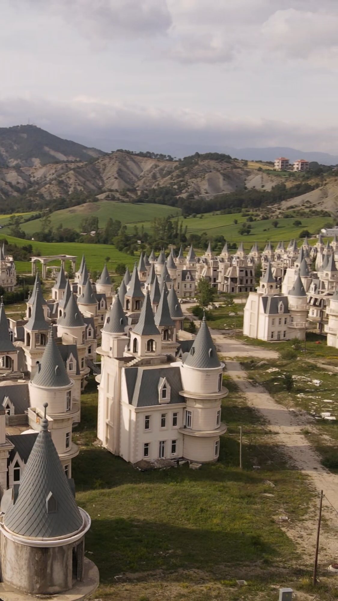 Abandoned Castle Village in Turkey