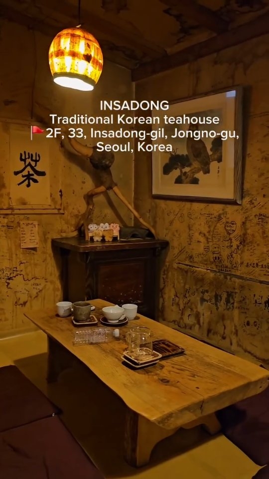 Korean Teahouse Experience In Insadong
