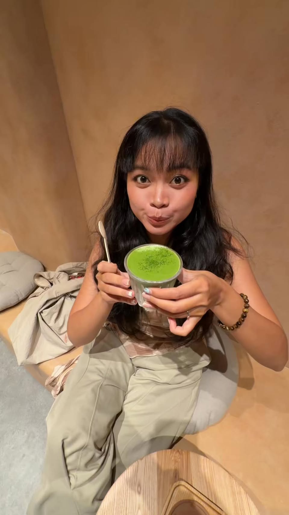Saigon Cafe Offers Frozen Matcha Drink