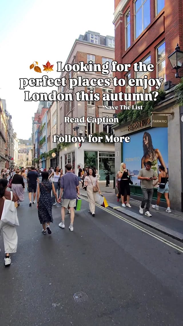 London's Top Autumn Spots For A Colourful Escape