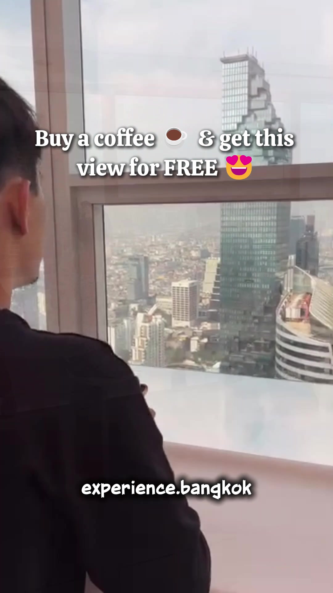 Bangkok Sky-High Views At Affordable Coffee Shops
