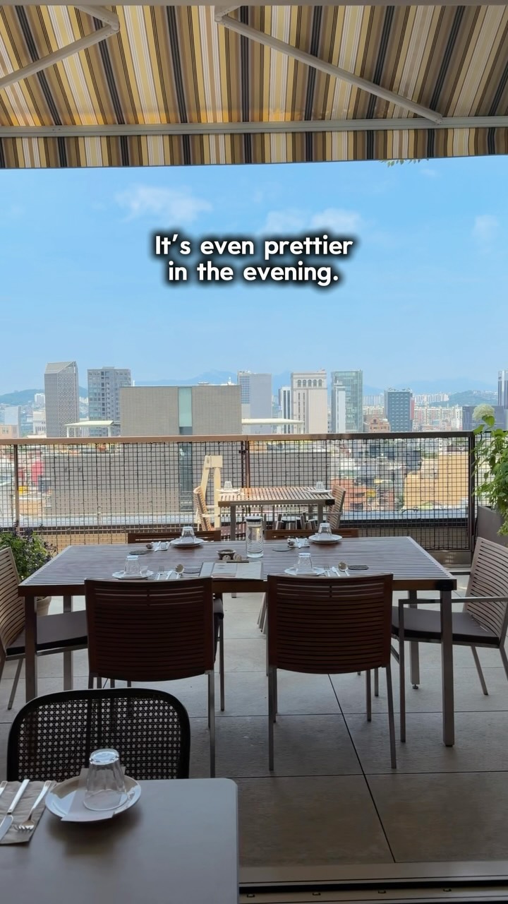 Gangnam Rooftop Italian Restaurant With City Views