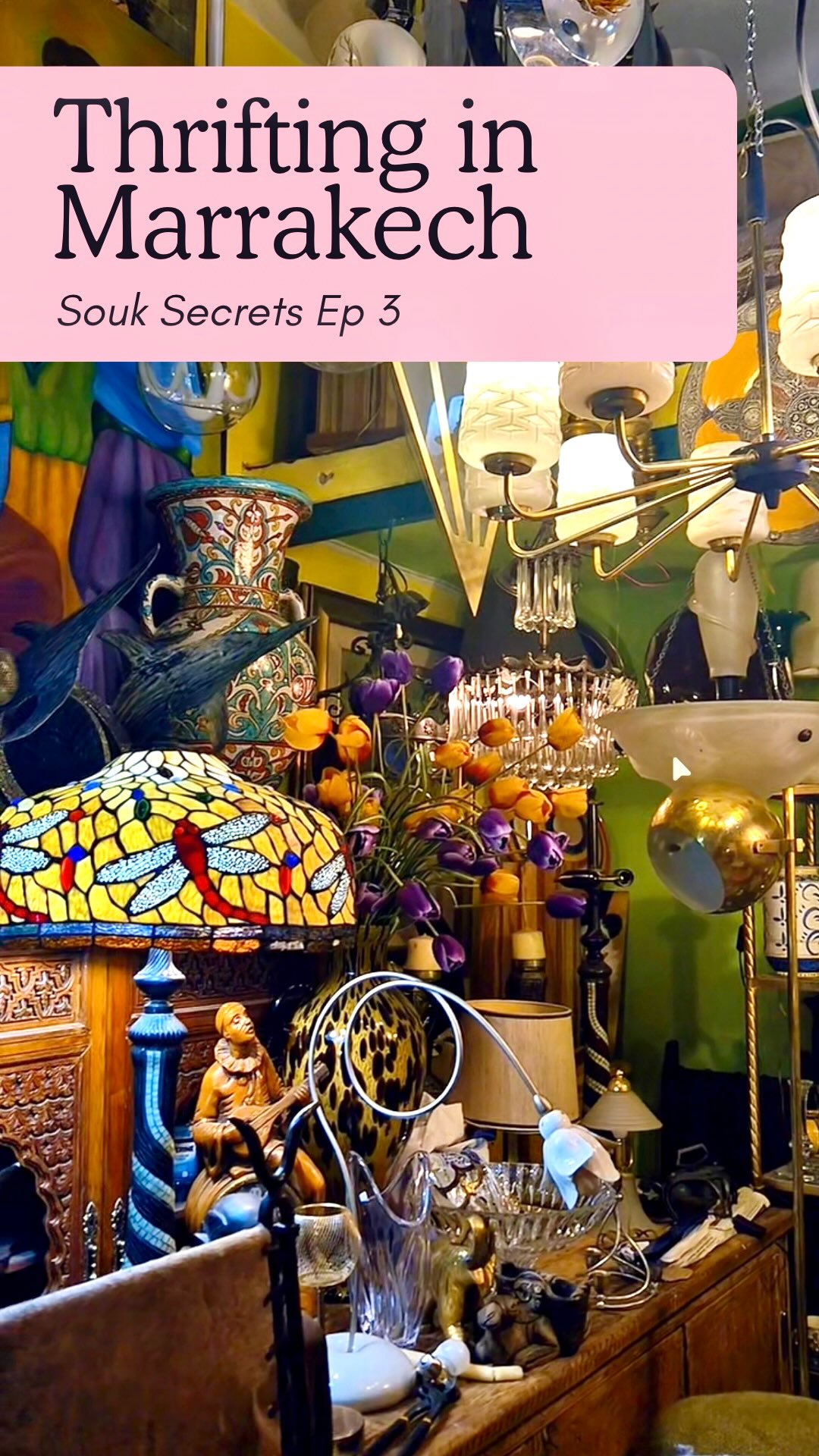 Moroccan Market Treasures: Rummaging for Finds