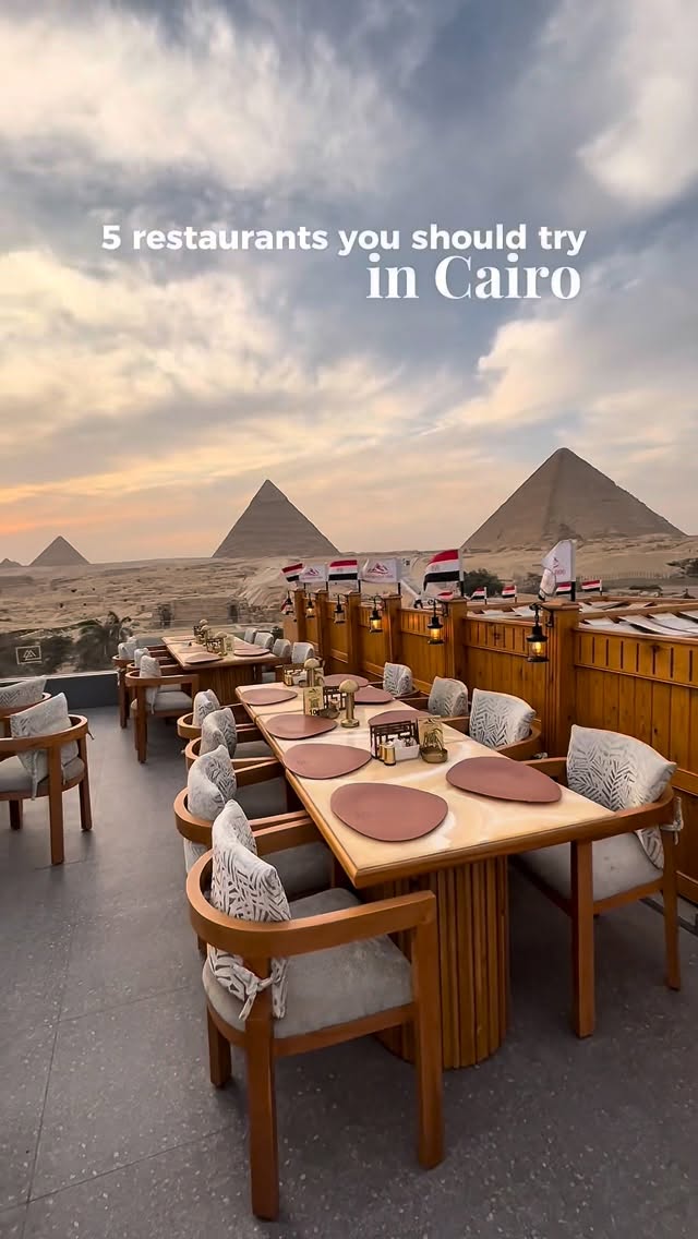 Cairo and Giza Restaurants With Scenic Views