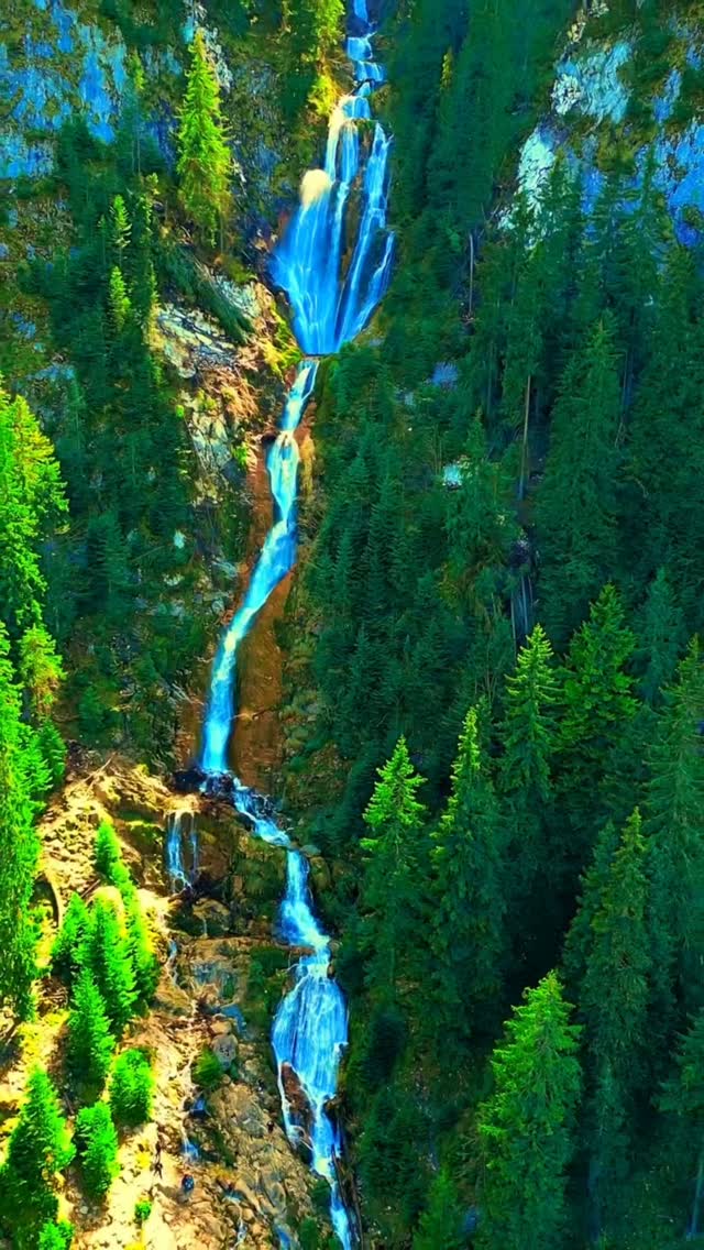 Romanian Waterfalls and Mountain Roads