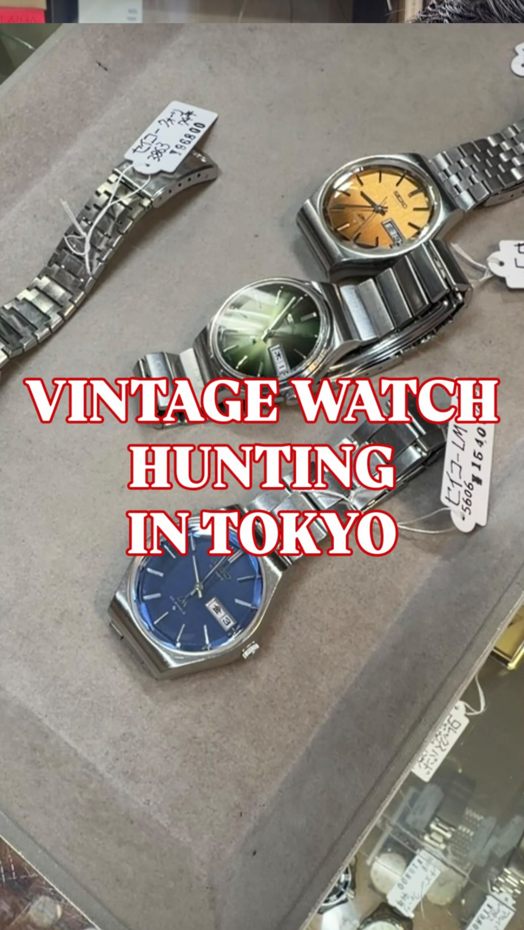 Tokyo Watch Shop Features Vintage Seiko Timepieces