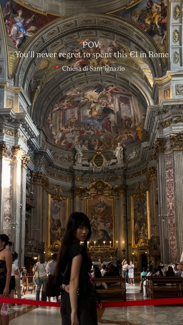 Rome's Sant'Ignazio Church Painted Ceilings