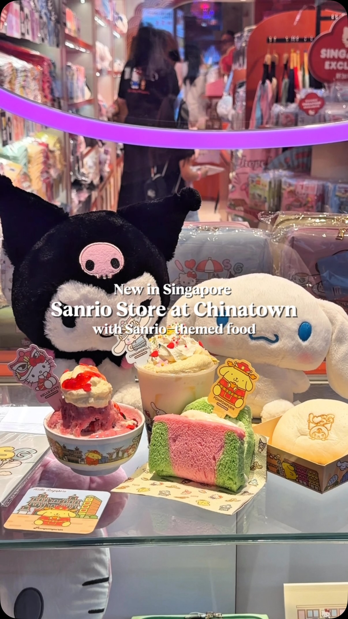 Sanrio Store Opens in Chinatown Featuring Cafe