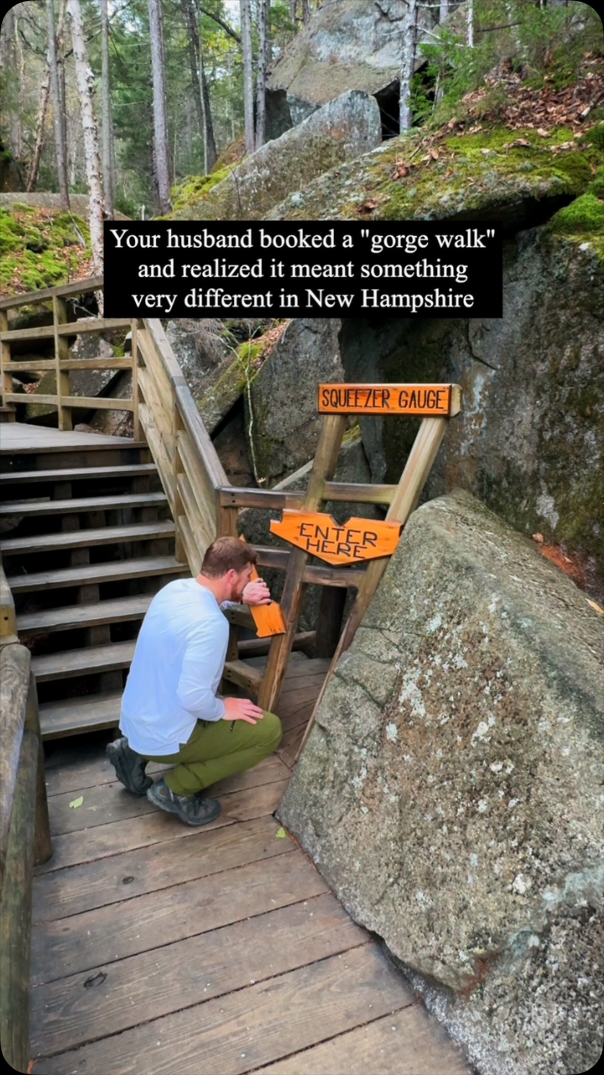 New Hampshire's Gorge Walks and Boulder Caves