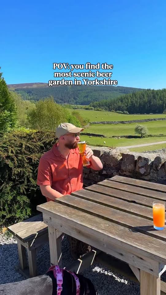 New Inn Appletreewick Beer Garden Is Perfect