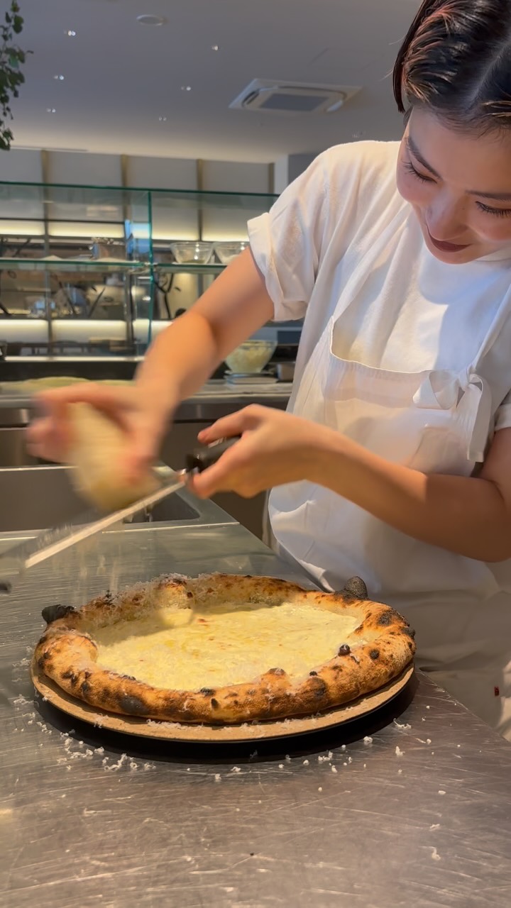 Italian Restaurant's New Snow Flower Pizza
