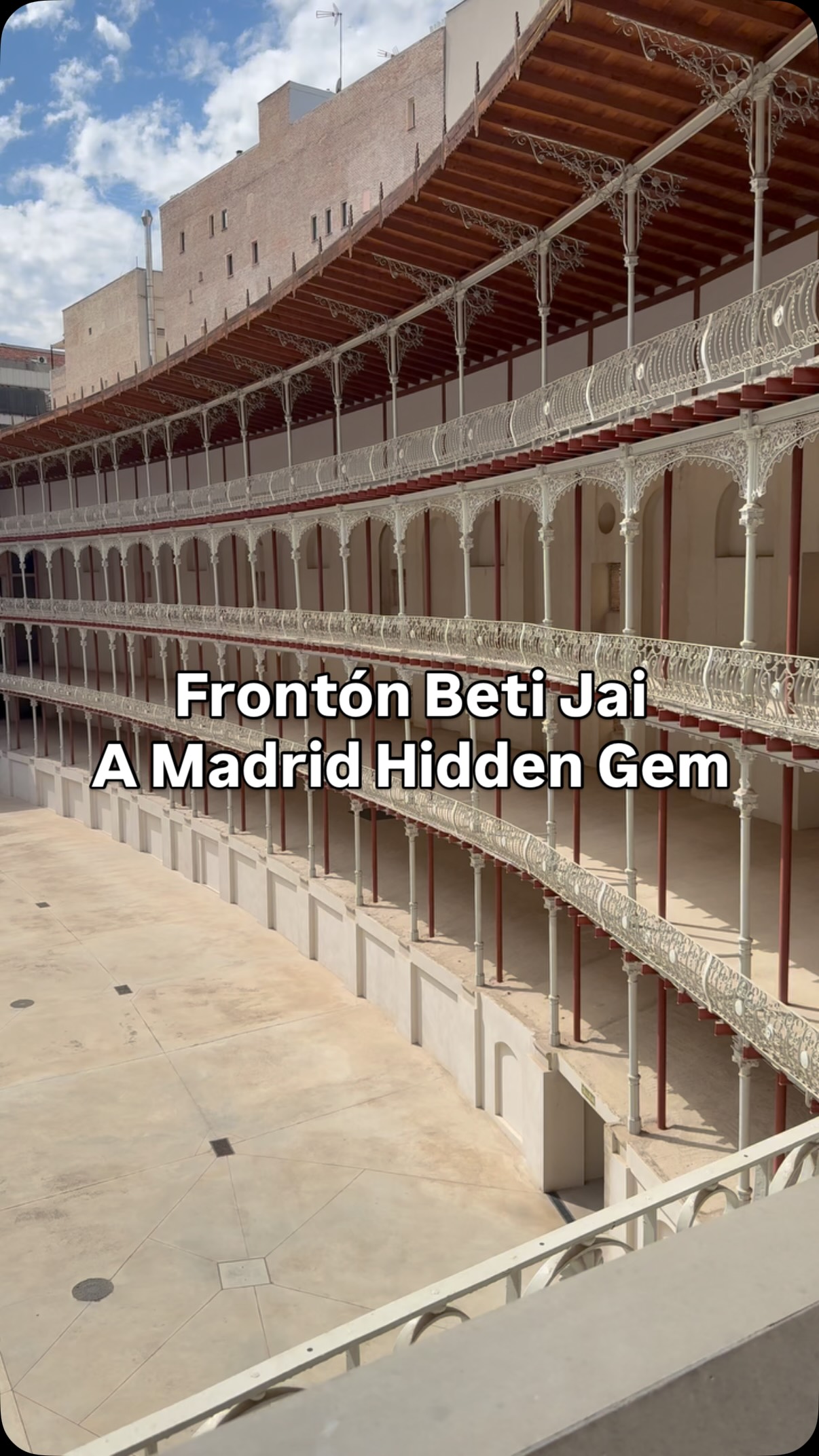 Madrid's Last Basque Pelota Stadium