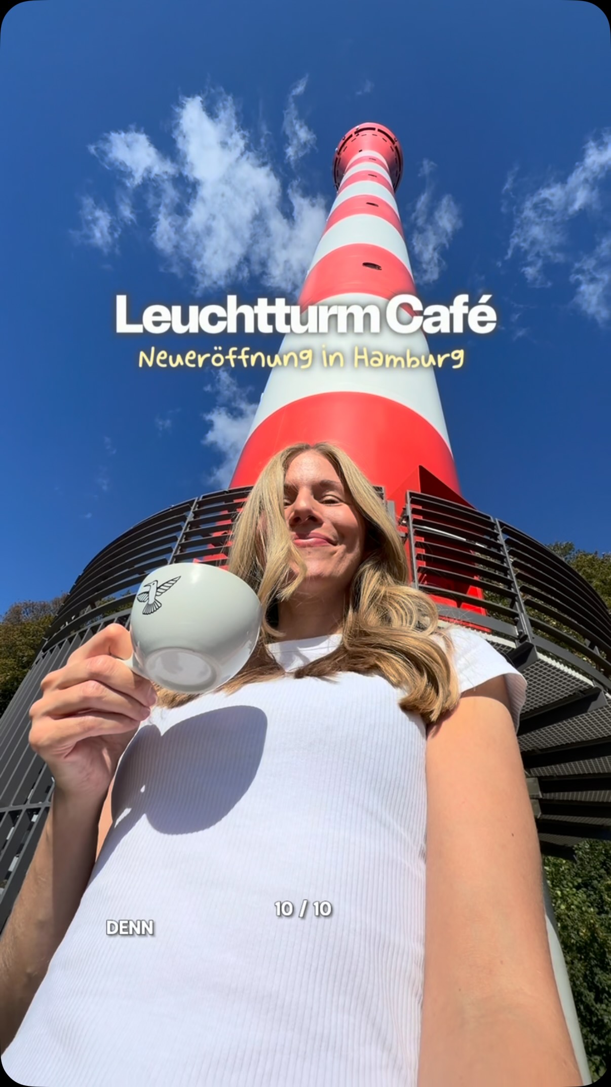 Iconic Hamburg Cafe for Ship Watching