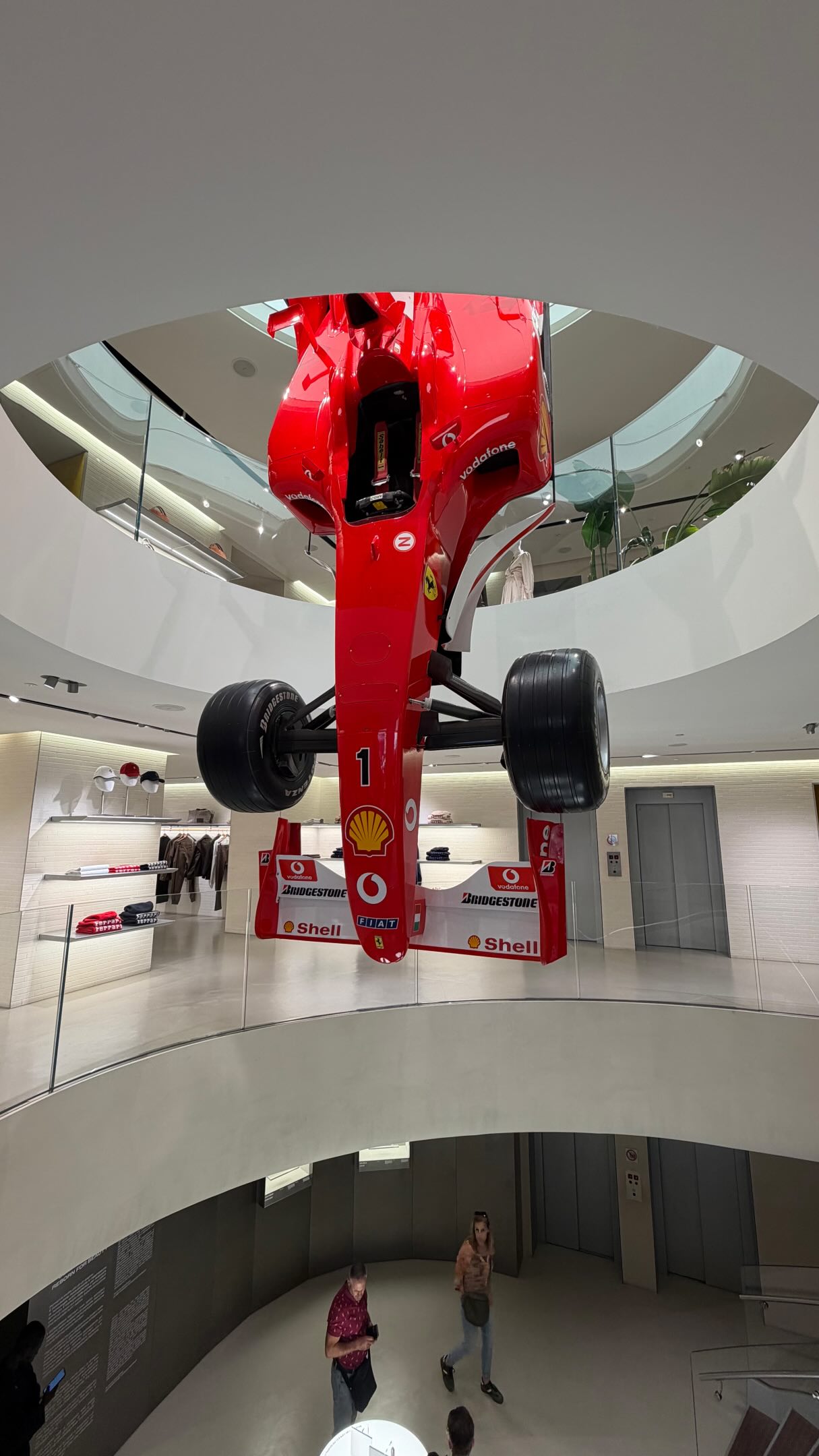 Ferrari Flagship Store Milan Features F1 Cars