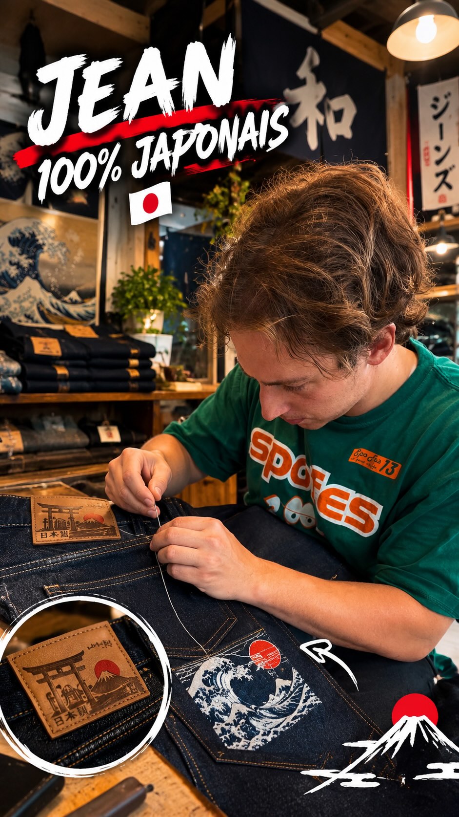 Customize Your Own Japanese Jeans