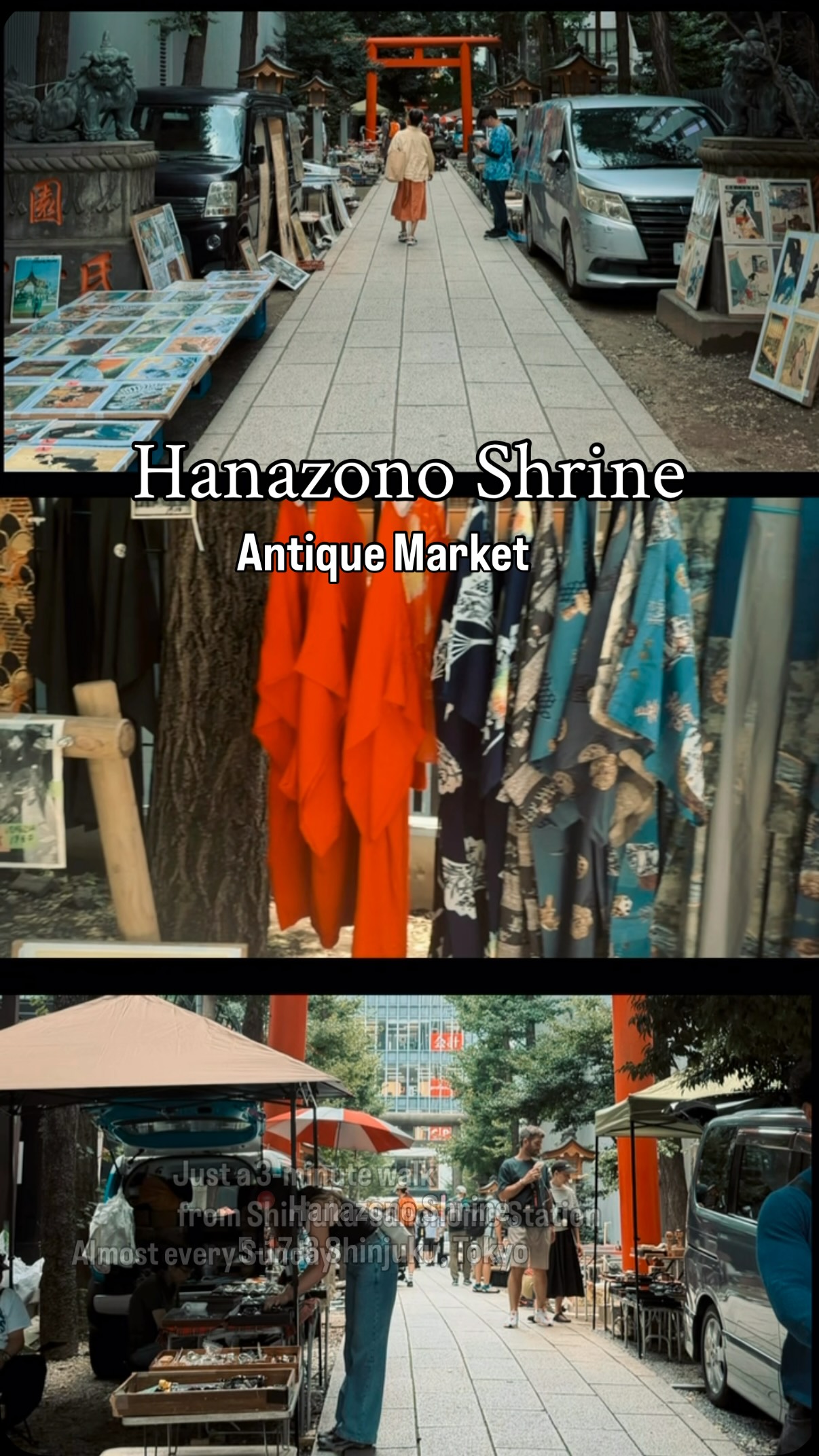 Shinjuku's Antique Treasures and Shrine Market