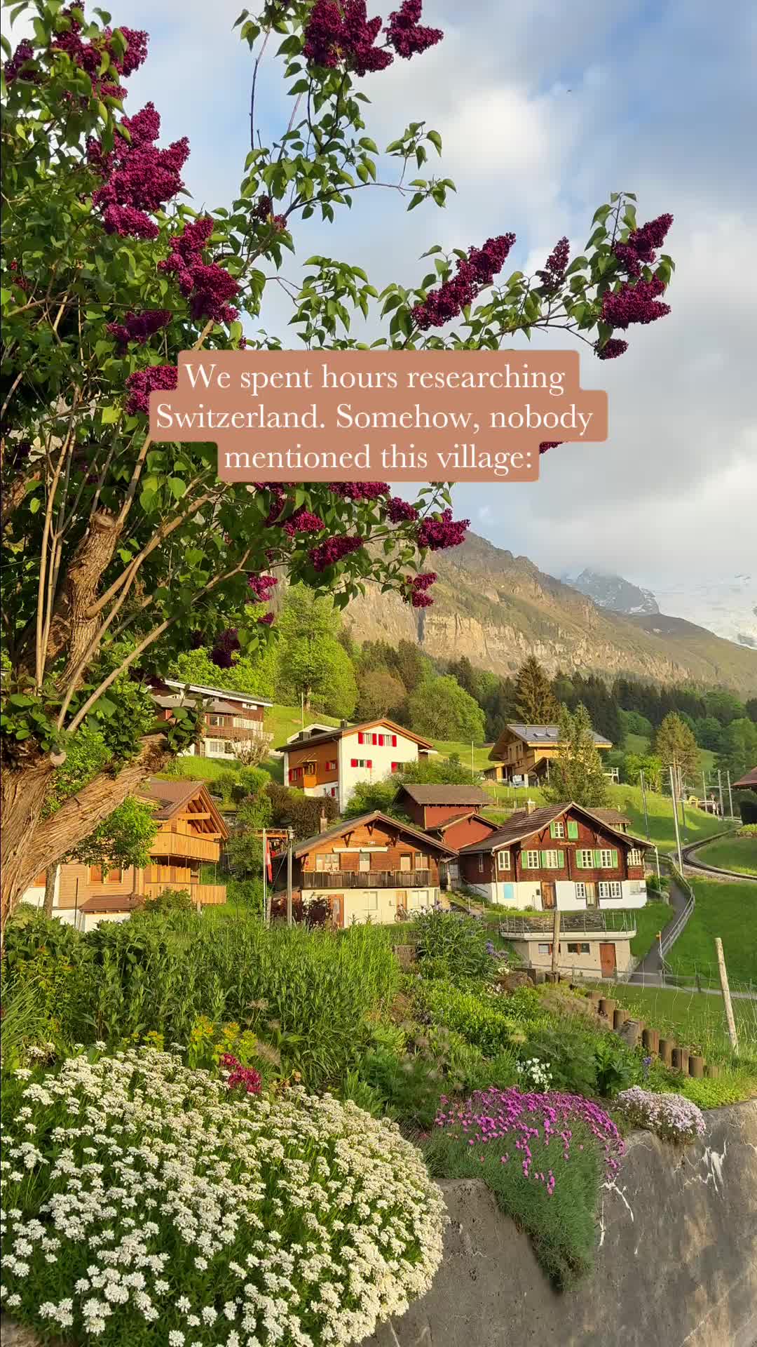 Alpine Villages Offer Stunning Swiss Mountain Views