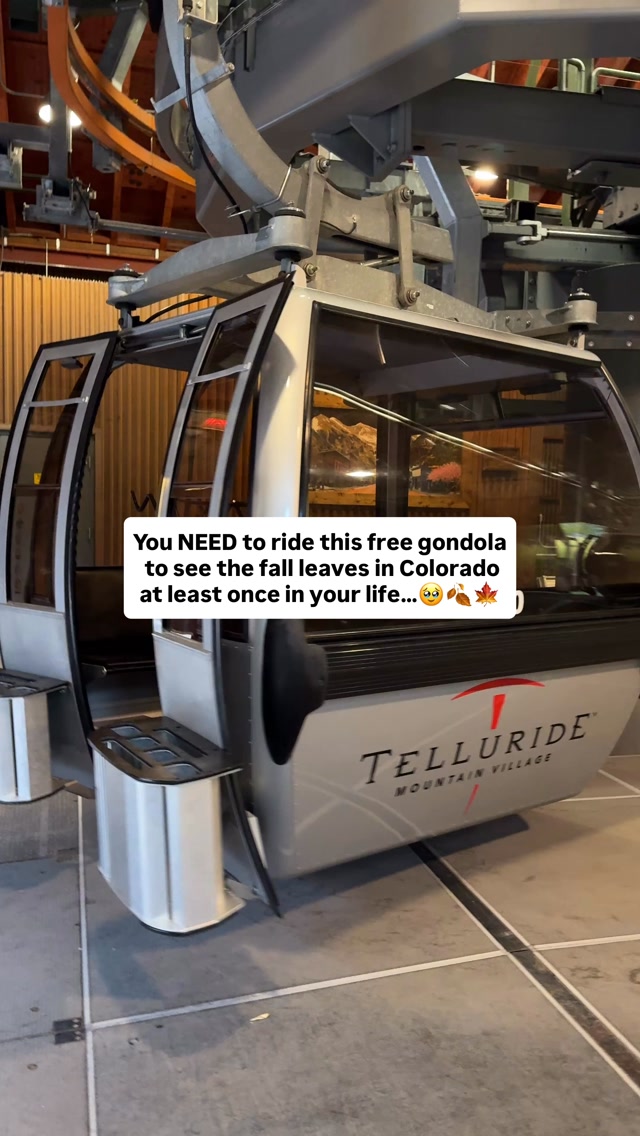 Free Gondola Offers Scenic Colorado Fall Views