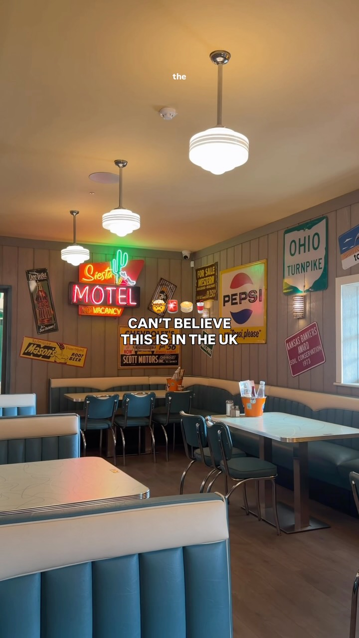 American Diner Features Coca-Cola Truck and Play Area