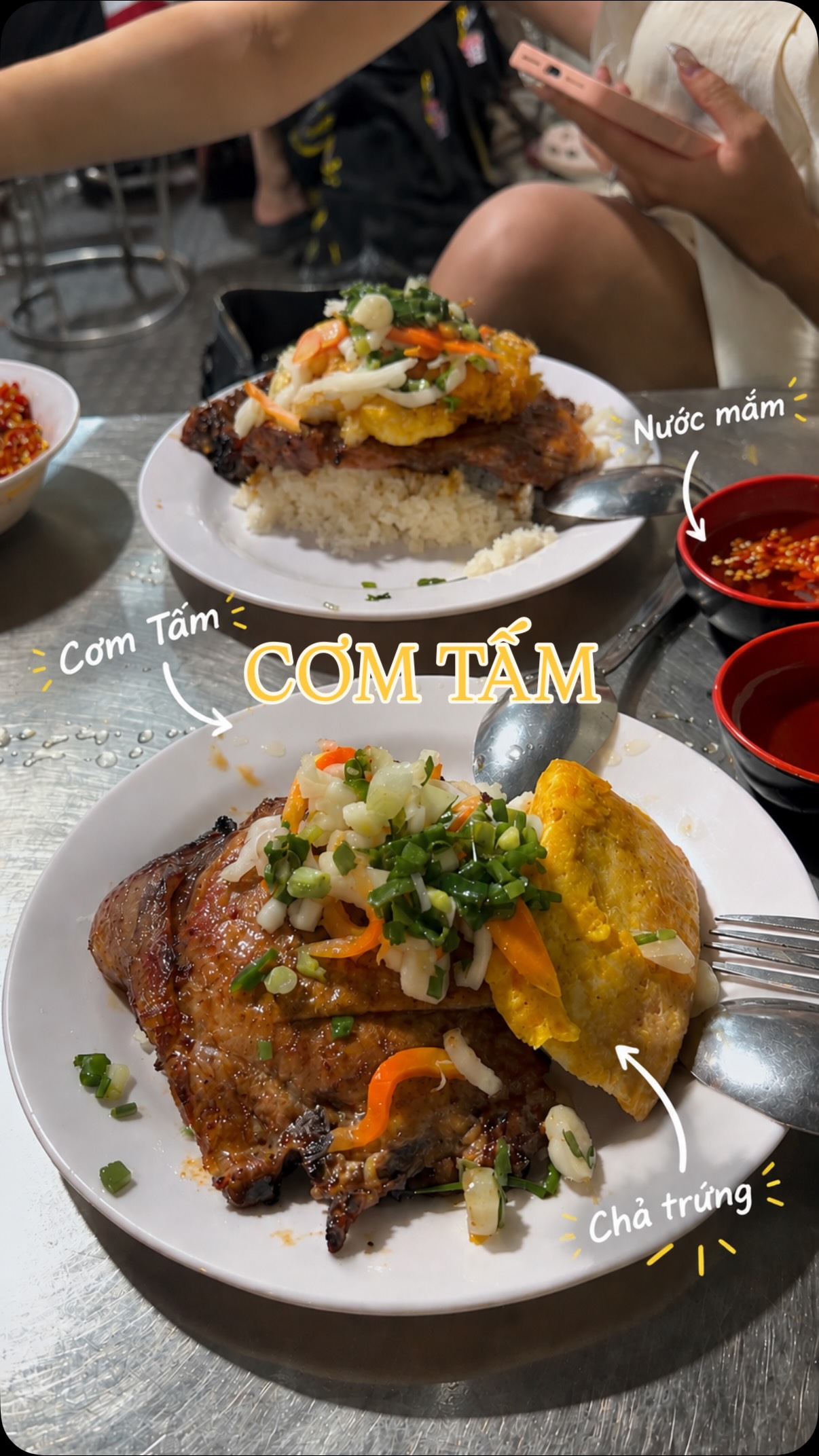 Ho Chi Minh City's Crowded Late-Night Com Tam Spot