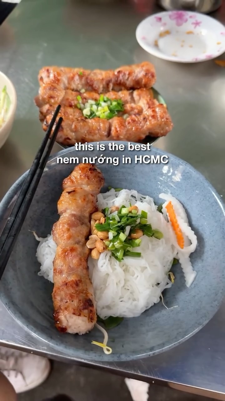 Making Vietnamese Nem Nuong At Quán 79