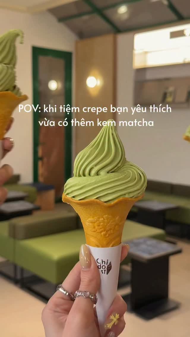 Chidori Crepe Serves New Matcha Cream Creations