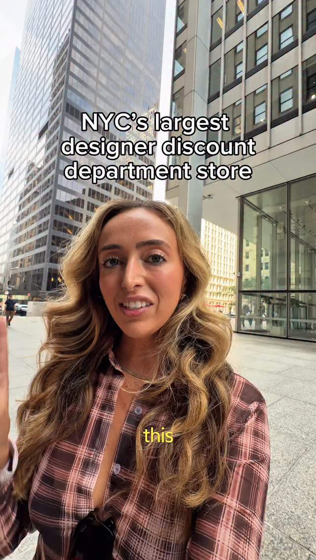 Downtown Manhattan's Designer Discount Department Store