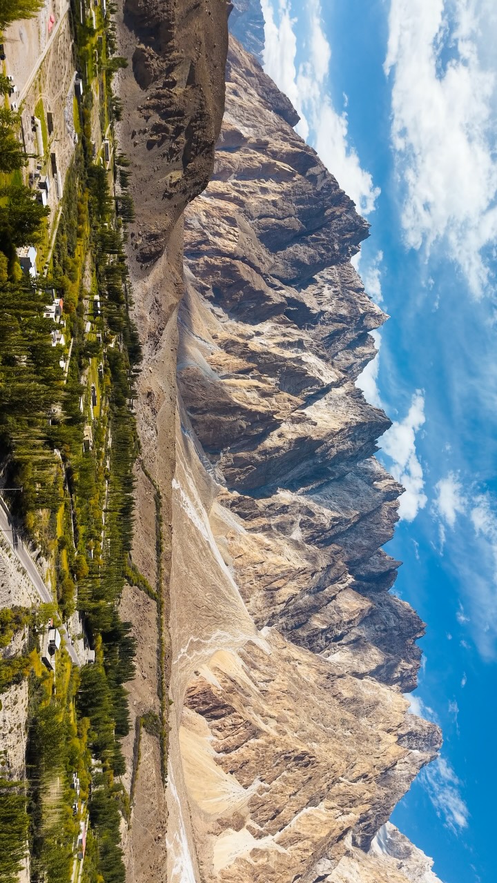 Scenic Mountain Road and Viewpoint