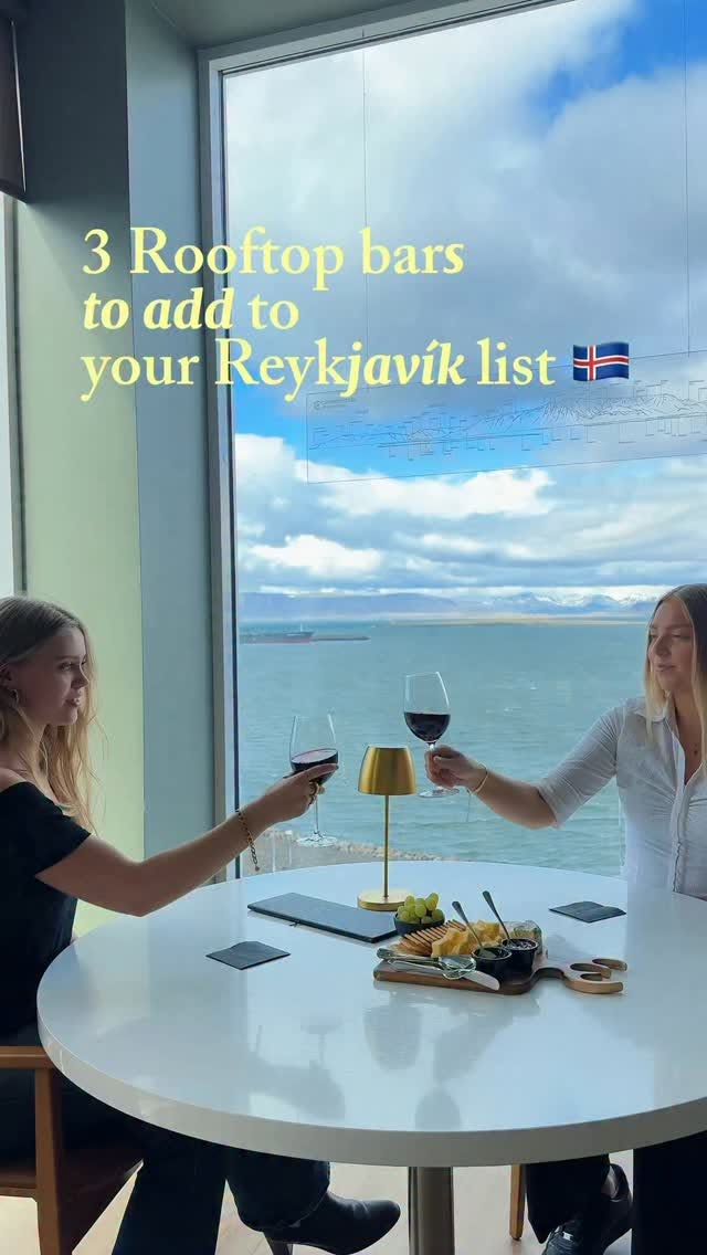 Reykjavik Rooftop Bars for Cocktails and City Views