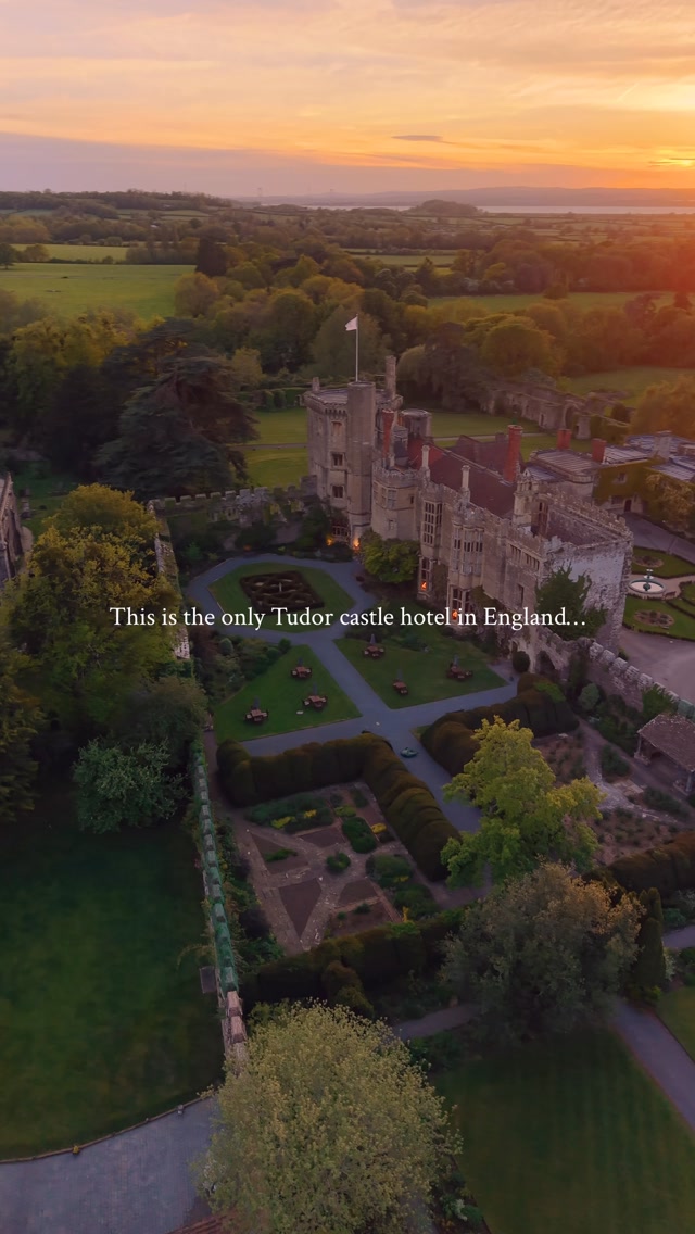 Historic Tudor Castle Hotel With Oldest Walled Garden