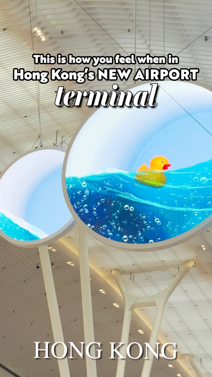 Hong Kong Airport Terminals And McDonald's