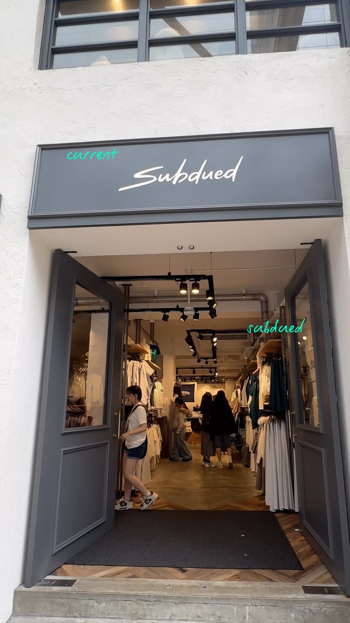 Subdued Fashion Try-On in Hong Kong