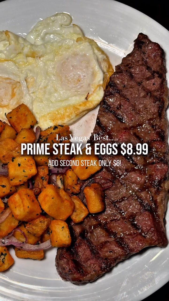 Steak and Eggs Deal at Tuscany Suites
