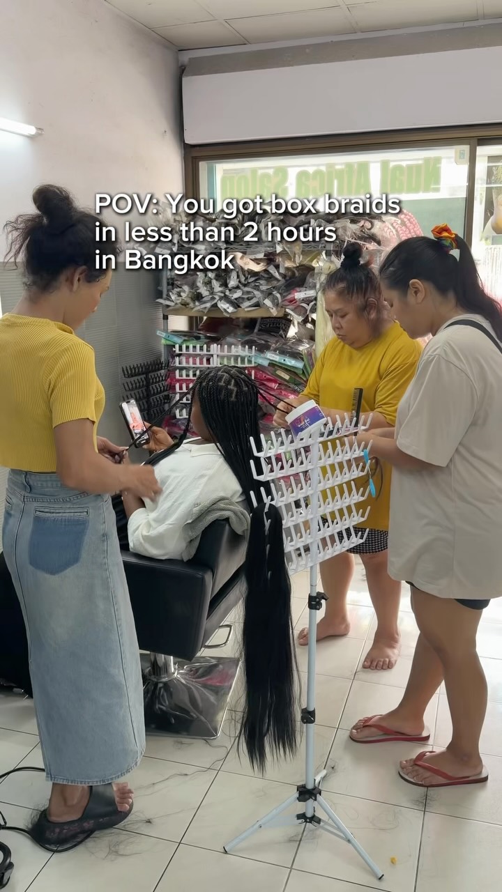 Nual African Hair Salon Offers Fast Braids