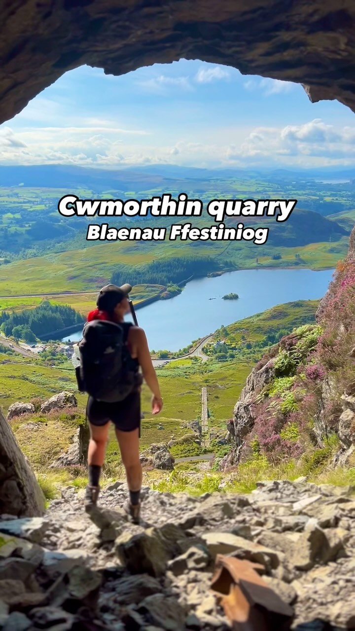 Hiking Through Snowdonia's Cwmorthin Quarry And Waterfalls