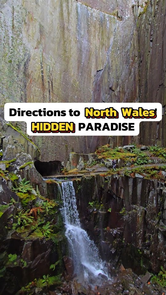 Explore Dinorwic Quarry's Hidden Waterfall Oasis