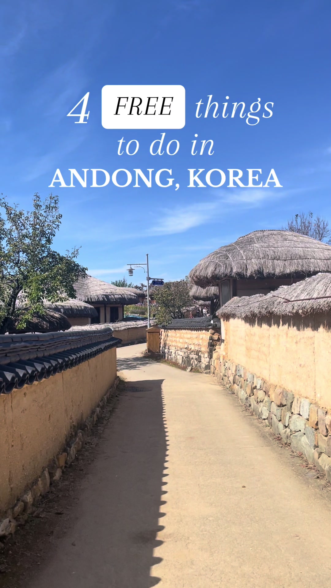 Andong's Free Cultural Sites